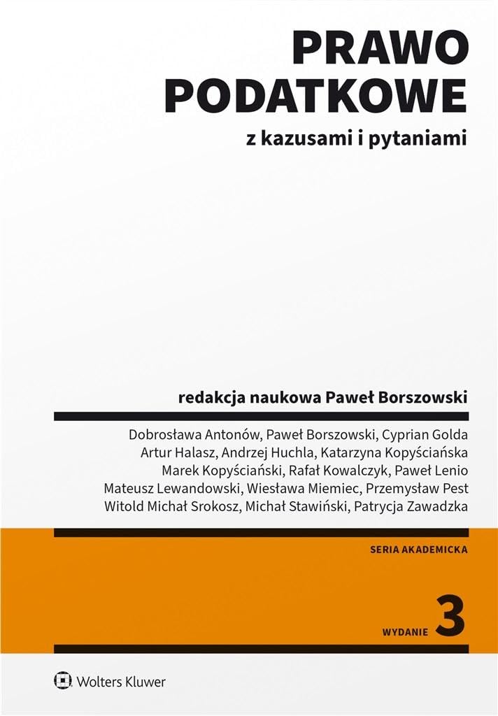 Okładka: Prawo podatkowe z kazusami i pytaniami, wydanie 3, Wolters Kluwer